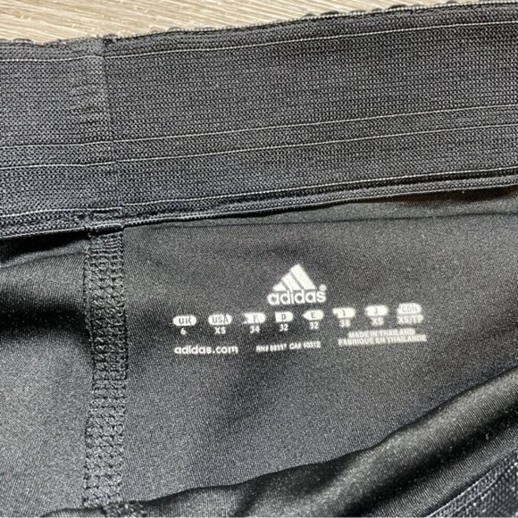 Adidas Black Athletic Shorts XS Double Layered - Picture 7 of 8